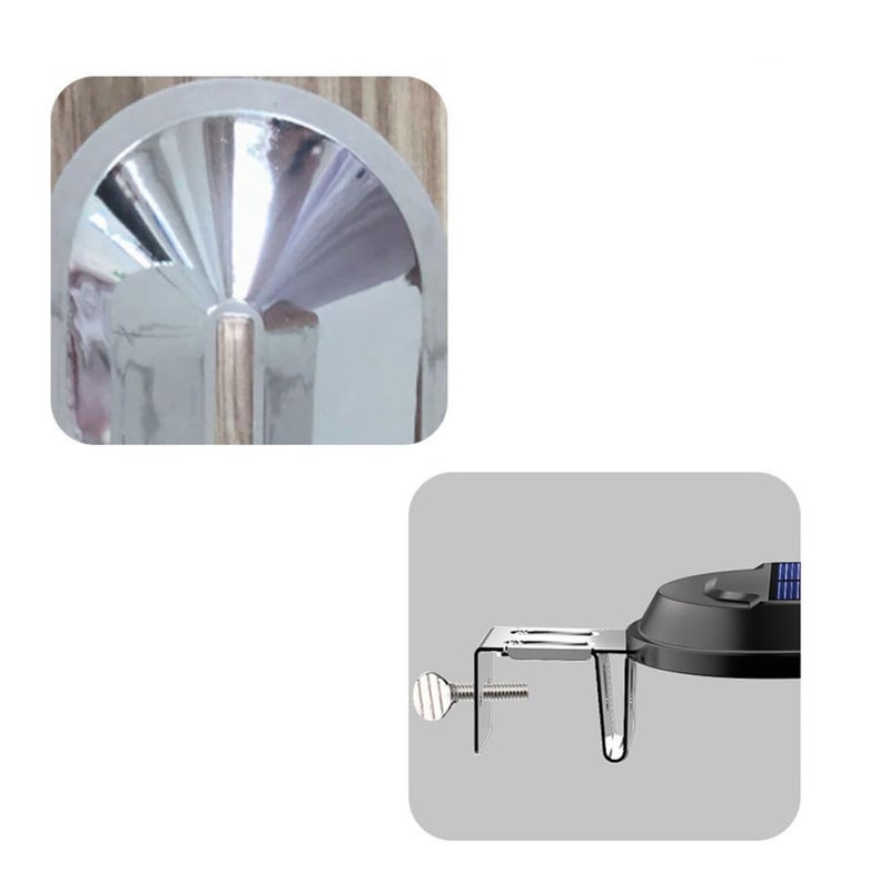 ضوء حائط LED خارجي مقاوم للماء أسود أبيض دافئ إضاءة حديقة فناء سياج - Image 5