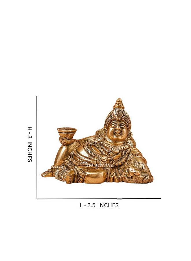 The Advitya تمثال كوبير النحاسي أدفيتيا لفاستو | تمثال كوبير النحاسي | تمثال كوبير | تمثال كوبيرا للثروة والازدهار، العبادة، المعبد، المنزل، المكتب، الأعمال، هدية حظ سعيد (النموذج 2)، ديني - Image 4