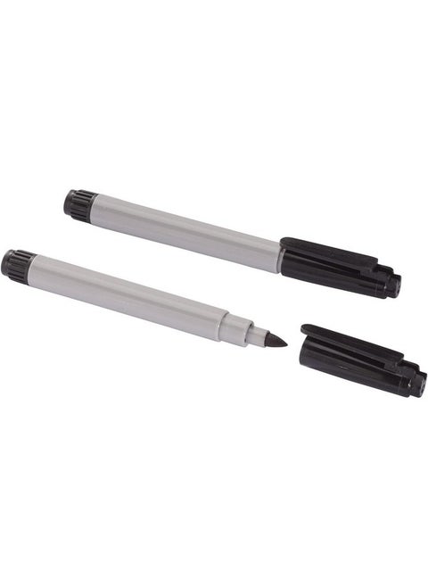 Freezer Black Permanent Markers Fast Drying, Waterproof Marker For Labeling,Lab Marker, Food Labeling Permanent Fridge Pen With Fine Point And Fast Drying Black Ink|Set Of 2