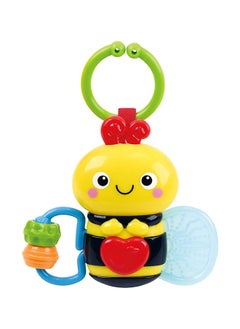 PLAYGO Playgo Ben the Busy Bee | Sensory Rattle & Teething Toy | Sound Function & Grab Ring | Age 3+  - Image 3