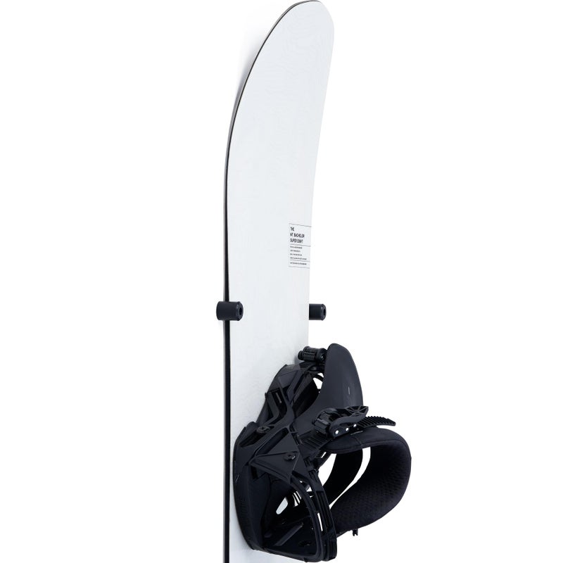 Arkorus [NEW] (4 PCS) Snowboard Wall Mount Storage â€“ Damage-Free Snowboards Hanger, Modern Floating Vertical Rack, Clip Hook Holder to Securely Store, Hang and Display Snow Boards, Gear Organizer - Image 1
