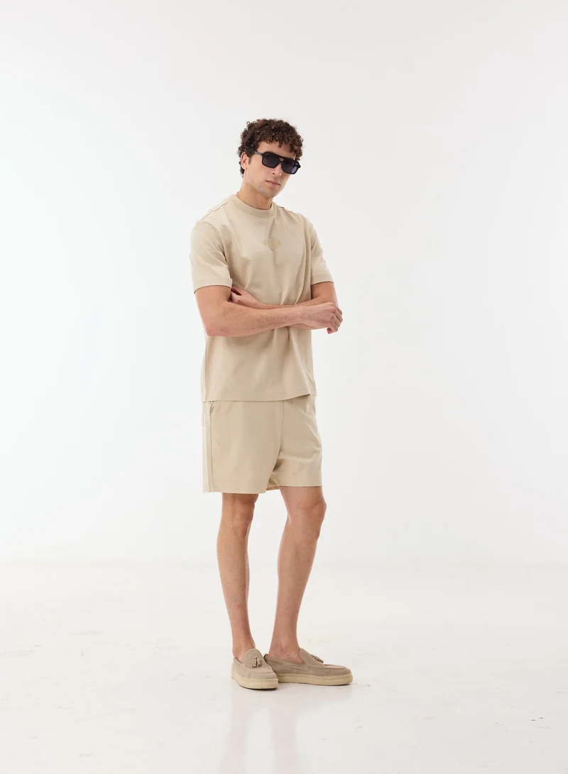 Ashita Fernandes Solid Relaxed Fit Shorts