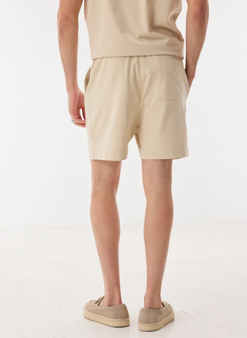 Ashita Fernandes Solid Relaxed Fit Shorts