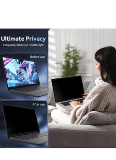 Generic شاشة خصوصية لابتوب 13.3، مضادة للتوهج الأزرق، فلتر خصوصية قابل للإزالة لابتوب 13.3 متوافق مع Hp/Dell/Asus/Acer/Samsung/Lenovo/Thinkpad، درع خصوصية لابتوب بحجم 13.3 إنش  - Image 5