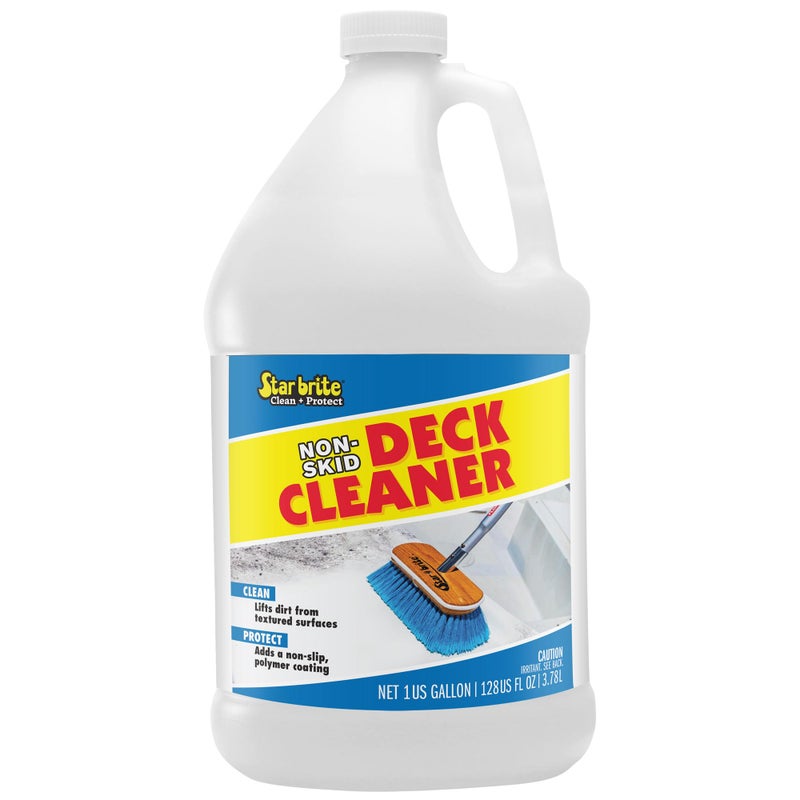 STAR BRITE Non-Skid Deck Cleaner & Protectant - Ultimate Boat Deck Wash - Protects Against Future Stains & UV - Ideal for Fiberglass, Vinyl, Plastic & Painted Surfaces -1 Gallon (085900) - Image 1