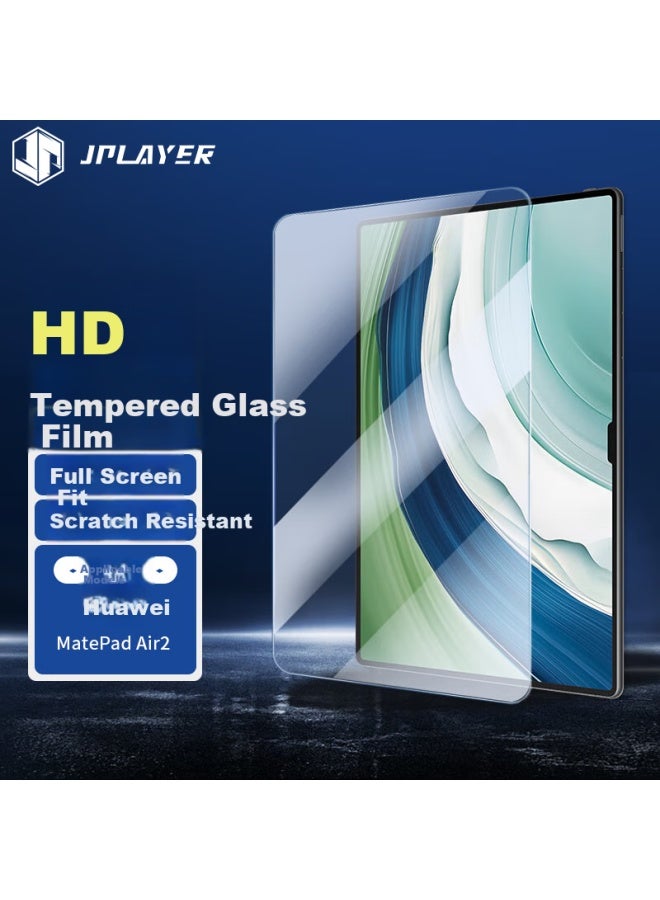 Jplayer Tempered Glass Screen Protector For Huawei Matepad Air2 12-inch Tablet Full Screen Hd Glass Protection Film Anti-fingerprint High Definition Smooth Scratch Resistant - Image 1