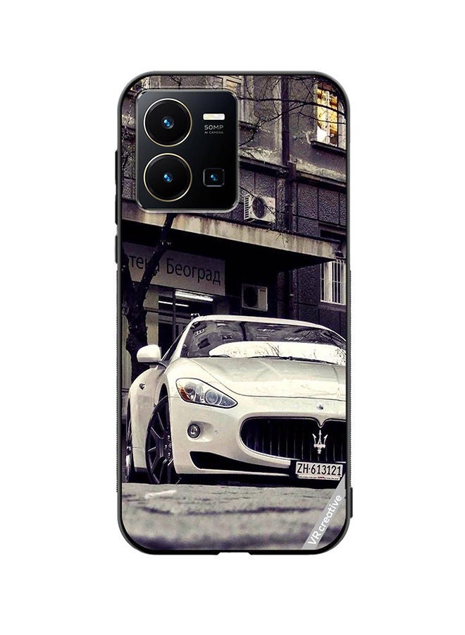 VR CREATIVE Protective Case Cover For Vivo Y35 Maserati Grantursimo Design Multicolour