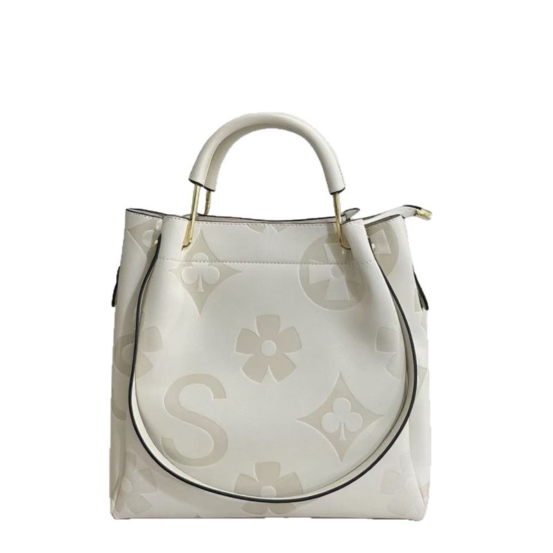 Handbags For Women, New Bags, High-End Fashion Embossed Tote Bags, Large-Capacity Mother-In-Law Bucket Bags - Image 5