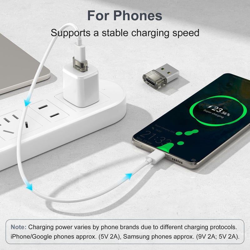 Basesailor USB to USB C Car Adapter 3Pack,Type C CarPlay Charger,USBC Female to USBA Male Converter for Apple iPhone 17 17e Air 16 15 Pro Max,Samsung S26 S25 A55,Not for iPad/Magsafe/HomePod - Image 4