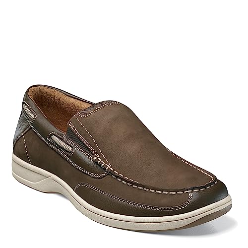 Florsheim فلورشايم ليكسايد موك تو سليب أون للرجال، 7 2E أمريكي، بني-نوبوك - Image 1