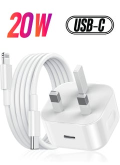 SHOPI PD 20W USB TYPE C Charger Set Fast Charging Wall Plug with Lightning Cable Compatible for New iPad 9 iPhone 13 Pro 13 Pro Max 13 13mini 12 Pro 11 Pro iPad Pro ALL  - Image 1