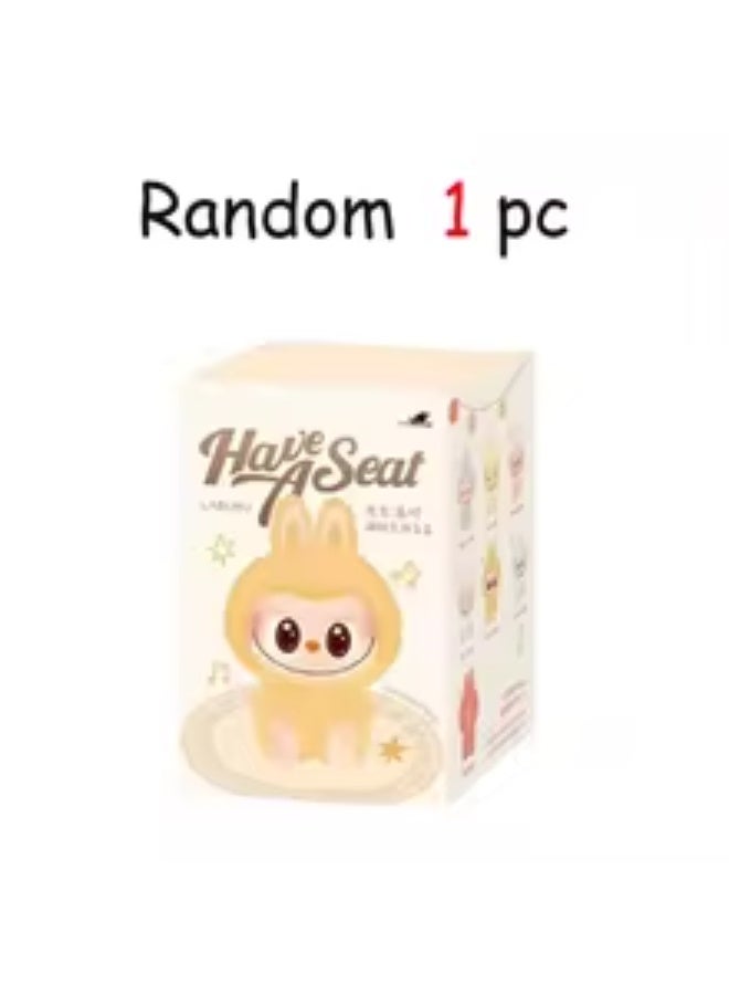 LABUBU Labubu Plush Toy Collection, Monster Dolls with Hanging Loop, Assorted Pastel Colors Blind Box, Big Into Energy Version 2 Series, 1PCS Random Color  - Image 4