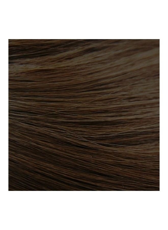 BGM Long Straight Wig with Air Bangs, Dark Color - Image 5
