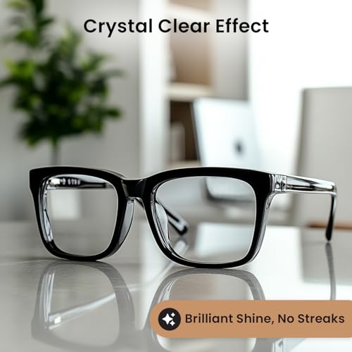 EVEO Eyeglass Cleaner Spray - No Streaks Technology with Microfiber Cleaning Cloth- Glasses Cleaning Kit - Glasses Cleaner Spray with Lens Cleaner Cloth - Screen & Eye Glasses Kit - 3 Pack - Image 2