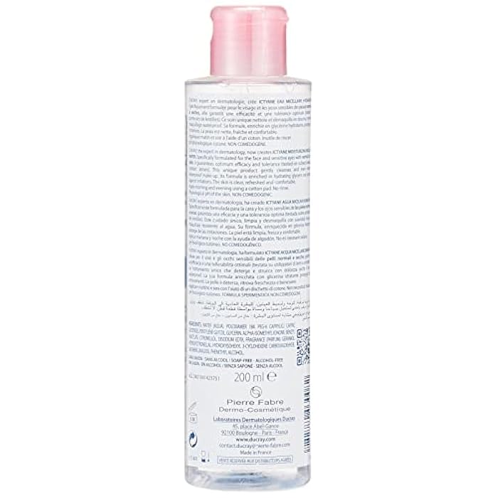 Ducray Ictyane Micellar Moisturizing Water - 200 ml - Image 2