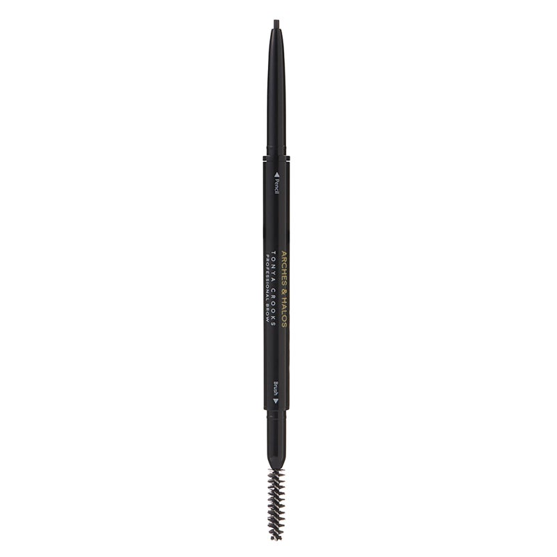 Arches & Halos Micro Defining Brow Pencil - For a Fuller and More Defined Brow, Rich Color - Dual Ended Pencil with Brush - Vegan and Cruelty Free Makeup - Espresso, 0.003 oz - Image 1