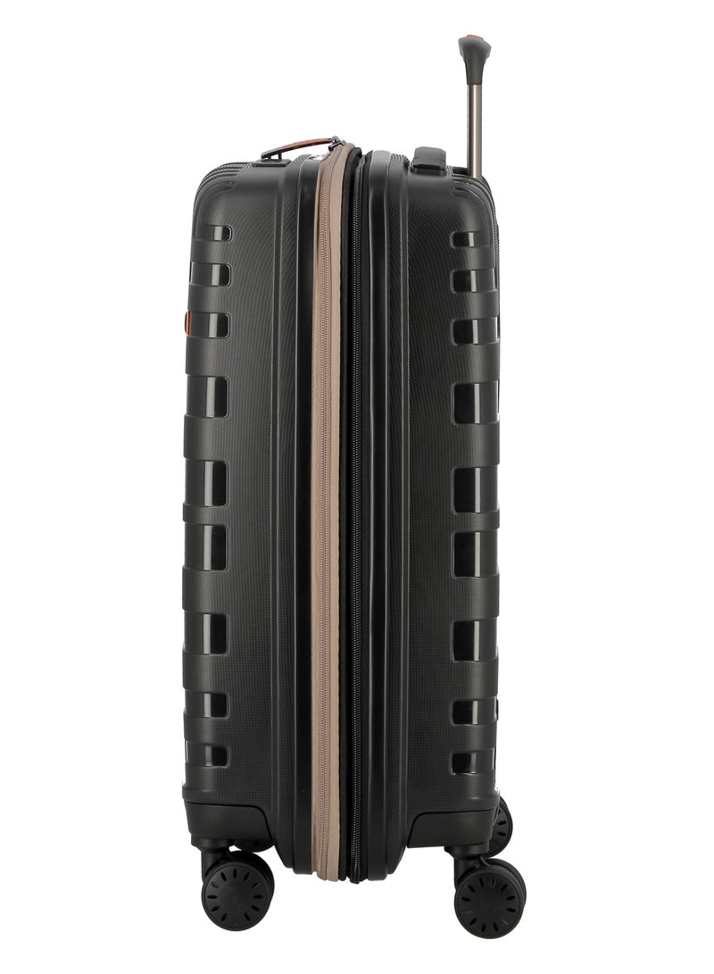 Jump Crossline Polypropylene Hard Expandable Cabin Luggage Trolley 55cm Black - Image 5