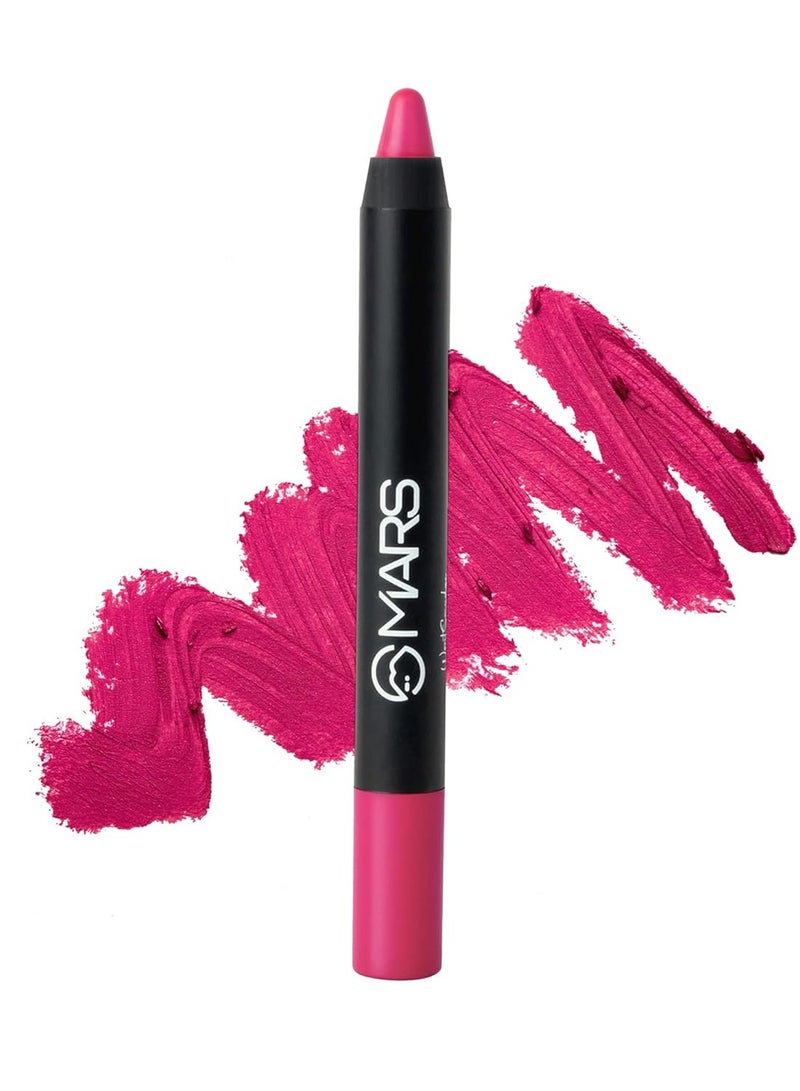 MARS Long Lasting Crayon Lipstick up to 12 Hours Stay | Matte Finish | Waterproof | Won't Smudge Won't Budge Lip Crayon (3.5 gm) (07-Let's Do It) - Image 1