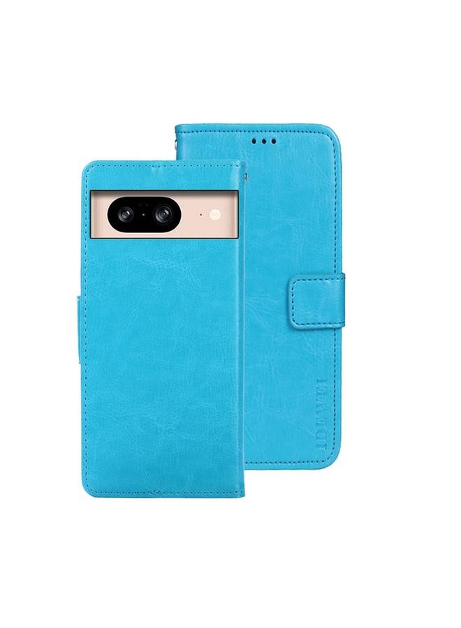 IDEWEI Case For Google Pixel 8 Crazy Horse Texture Leather Phone Case - Image 1