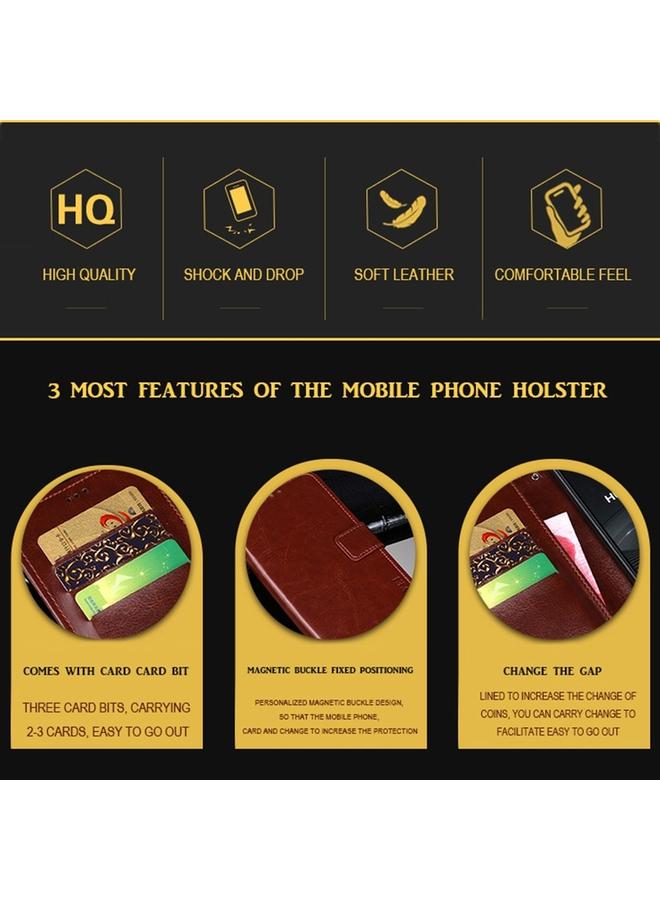 IDEWEI Case For Google Pixel 8 Crazy Horse Texture Leather Phone Case - Image 5