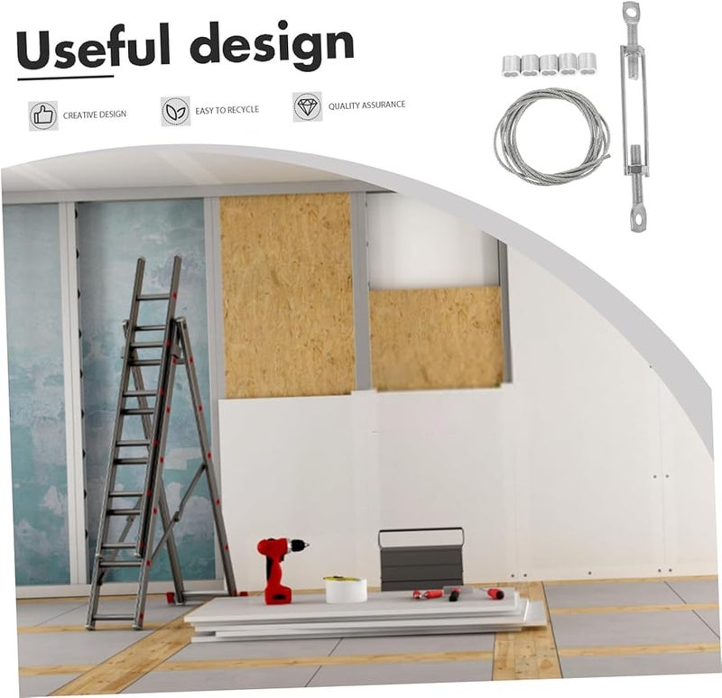 Scaffold Wire Fasteners Steel Wire Clamps Aluminum Buckle 10Pcs Set Longevity Design - Image 3