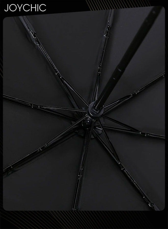 Joychic Daisy Pattern Black Glue Summer Sun Protection Anti-ultraviolet Waterproof Umbrella UV Dual-purpose Rain Umbrella  - Image 3