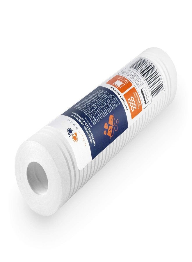 أكوابون فلتر مياه بديل من Aquaboon 5 ميكرون 10 × 2.5 ذو أخاديد للرواسب لخرطوشة فلتر المنزل بالكامل متوافق مع AP110 وWHKF-GD05 وCFS110، عبوة من 4 قطع - Image 5