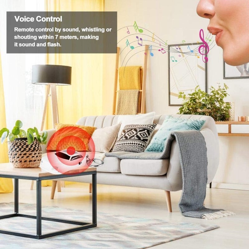 klarako Key Finder, Home Mini Key Car-Shape Anti-Lost Tracer Locator with LED Flashlight Suitable for Key Wallet Cellphone - Image 1