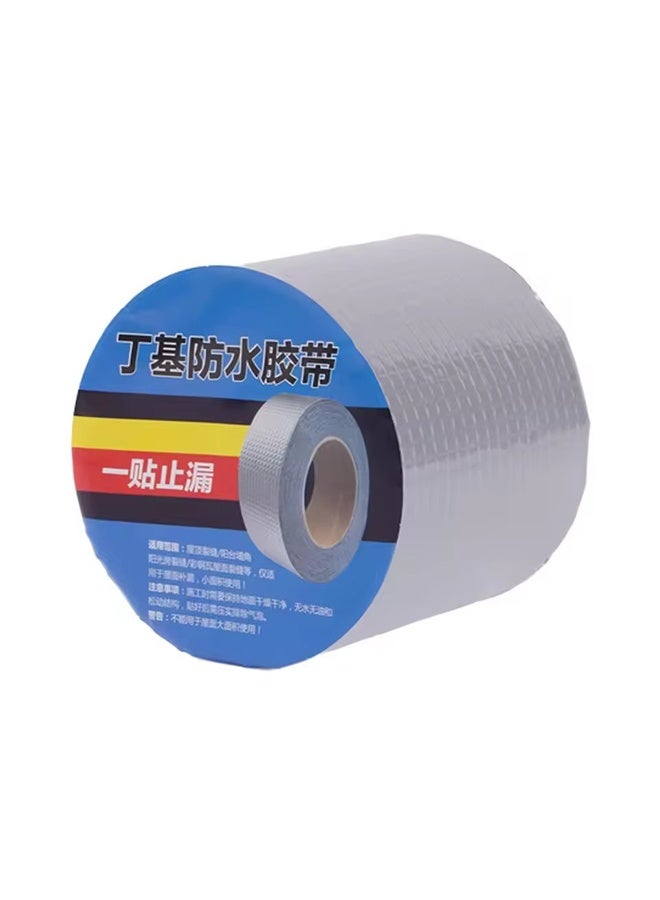 واي جيه 1 PCS شريط مقاوم للماء شريط رقائق الألومنيوم إصلاح شريط لاصق مقاوم للماء شريط مطاطي بوتيل شريط مناسب لتسرب الأنابيب سقف الماء - Image 4