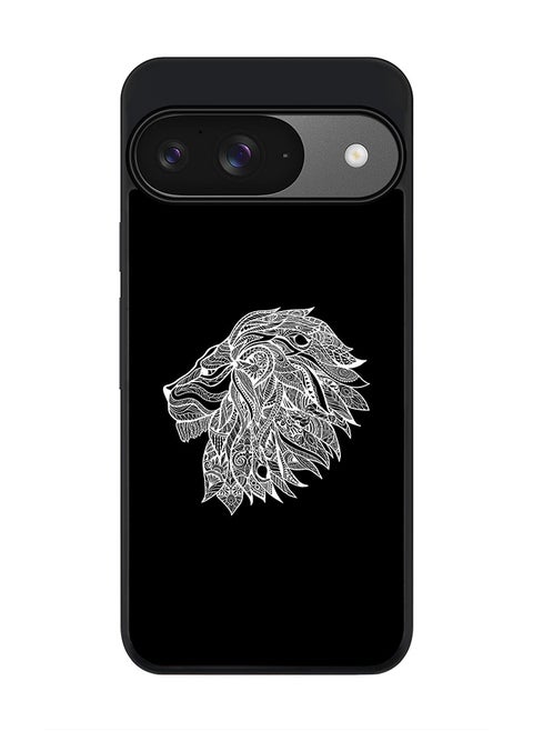 For Google Pixel 9 Case,Slim fit Camera Protection, Shockproof Thin Phone cover - Lion Abstract