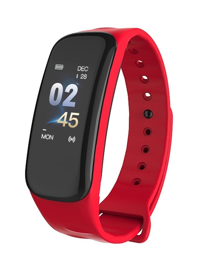 NIBEMINENT IP67 Smart Bracelet Fitness Tracker Watchband Red - Image 1