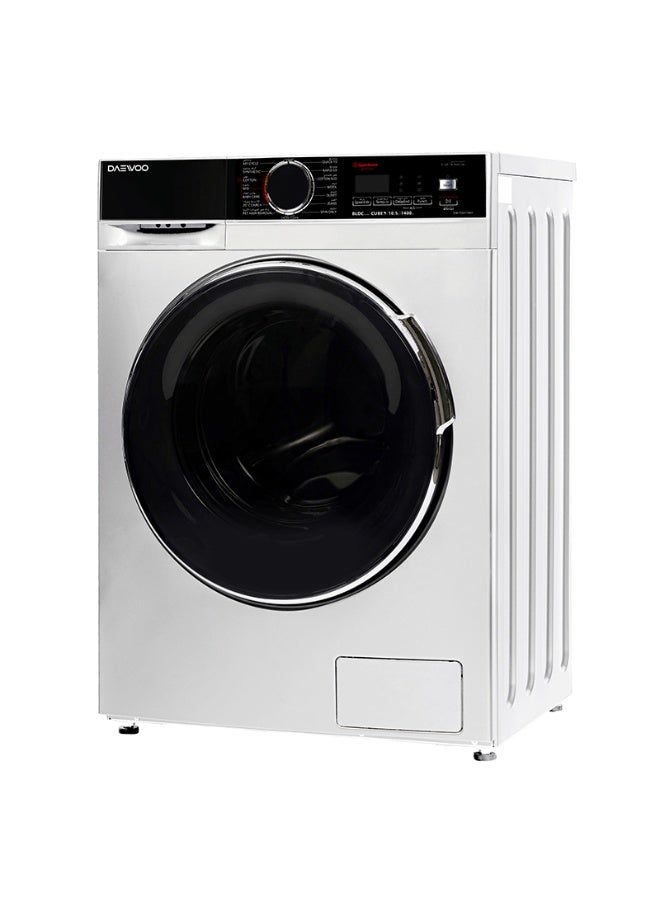 دايو غسالة دايو تحميل أمامي – 10.5 كجم غسيل – 15 برنامج – أبيض – DW-F5071WH - Image 2