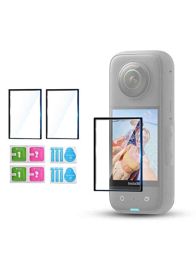 STARTRC 2pcs Camera Screen Protector for Insta360 X3 Screen Protective Films Anti-Scratch Waterproof Oil-proof  - Image 1