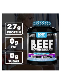 NXT Nutrition Beef Protein Isolate, Ice Blast Blue Raspberry & Cherry Flavour, 1.8kg, 60 Servings  - Image 2