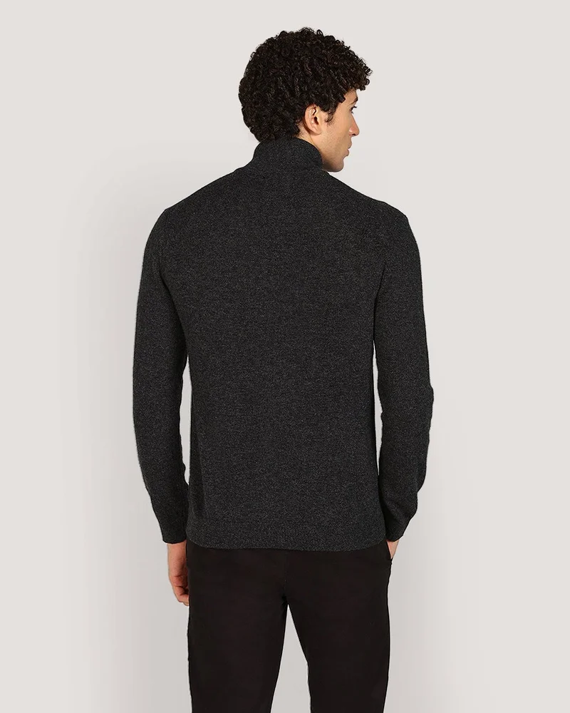GANT  Extrafine Lambswool Zip Cardigan for Men | Best Price UAE