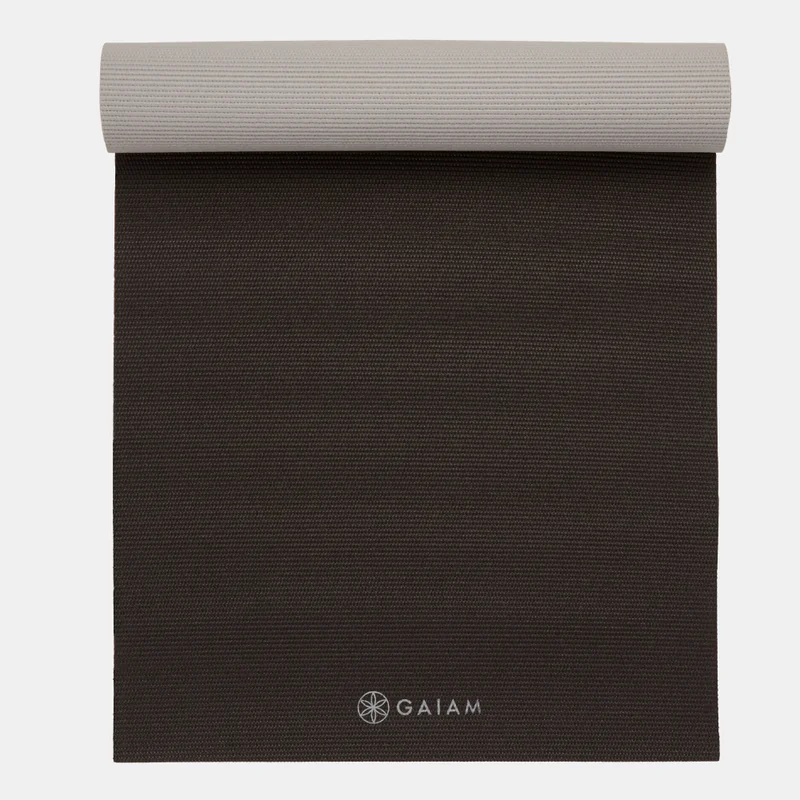 Gaiam Premium 2-Color Yoga Mat (6mm)
