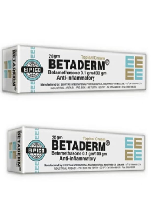 Betaderm Cream 20g Twin Pack (2 x 20g)