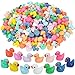 Rachan130 Pcs Mini Ducks Bulk Resin Duck Figurines for Miniature Landscape Garden Aquarium Potted Accessories Home Prank Game Dollhouse Decor Office Decompression - Image 2