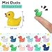 Rachan130 Pcs Mini Ducks Bulk Resin Duck Figurines for Miniature Landscape Garden Aquarium Potted Accessories Home Prank Game Dollhouse Decor Office Decompression - Image 3