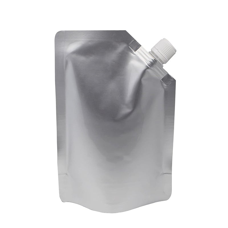 Adaamya® - Aluminium Three Side Seal Spout Pouch for Packing Hot Tea, Coffee, Milk, Beverages Delivery & Takeaway (450 ML, 50) - Image 5