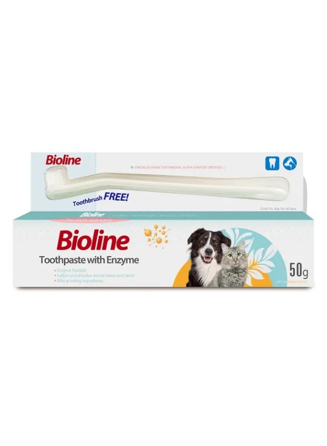 Bioline Toothpaste With Enzyme - 50g[Weight - 50g] - Image 1