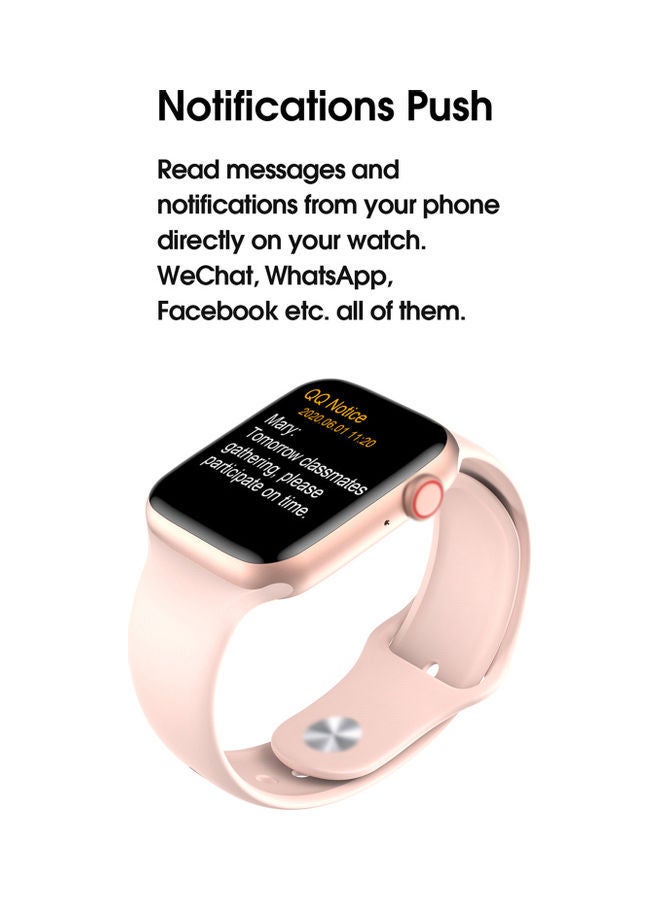 نيبمينينت ساعة ذكية طراز W26 . وردي - Image 2