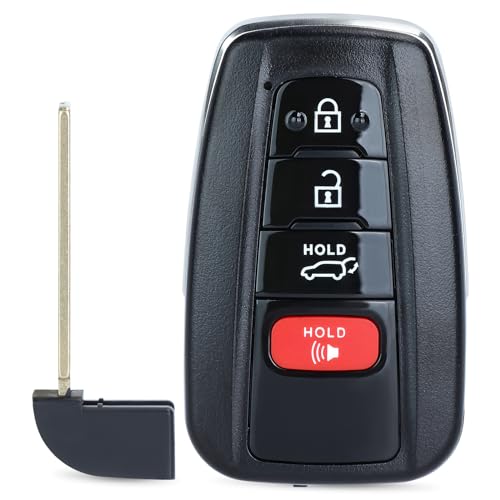 Keymall Key Fob Smart Transmitter Keyless Entry Remote Replacement for Toyota RAV4 2019 2020 2021 2314510351 G Board HYQ14FBC 8990H0R030 4 Buttons - Image 1