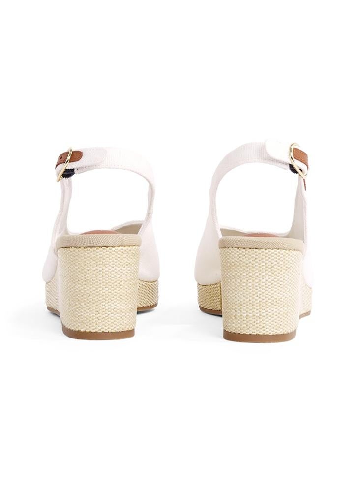 TOMMY HILFIGER MID WEDGE SLINGBACK ESPADRILLES  - Image 3