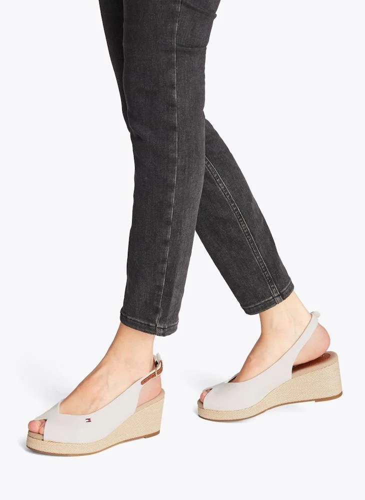TOMMY HILFIGER MID WEDGE SLINGBACK ESPADRILLES