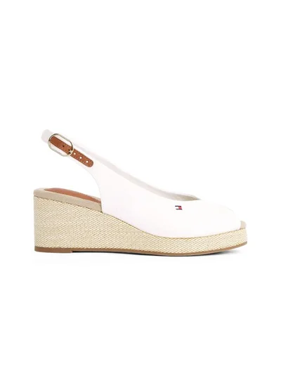 TOMMY HILFIGER MID WEDGE SLINGBACK ESPADRILLES