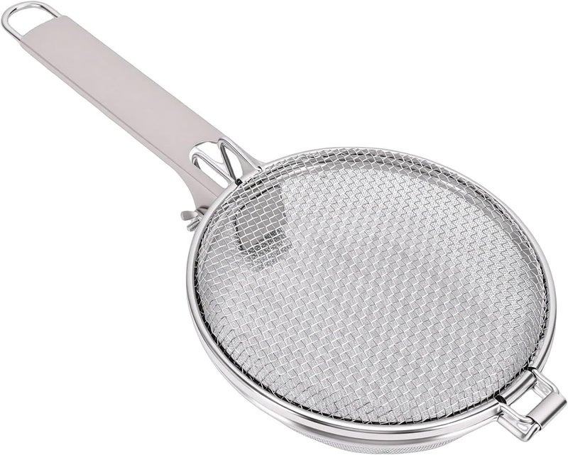 SUNGOOYUE Coffee Bean Roaster Tool, Stainless Steel Portable Handy Coffee Roaster Mesh Pan with Long Handle Sleeve for Home Outdoor Gas Electric Stove Beans Baking - Image 2