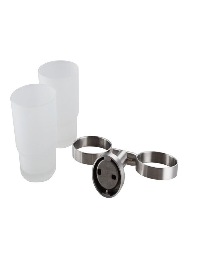 XVL Wall-Mounted Toothbrush Holder Double Holder, Brushed G1005 - Image 4