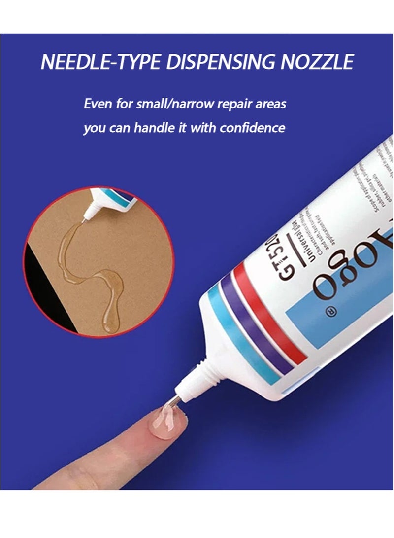 Aikanbo 2 Pack Wallpaper Repair Adhesive with Squeegee Transparent Wallpaper Glue Set for Repairing Tears，Seams，and Edges Super Strong Adhesive，Easy to Apply （60ml + 60ml） - Image 3