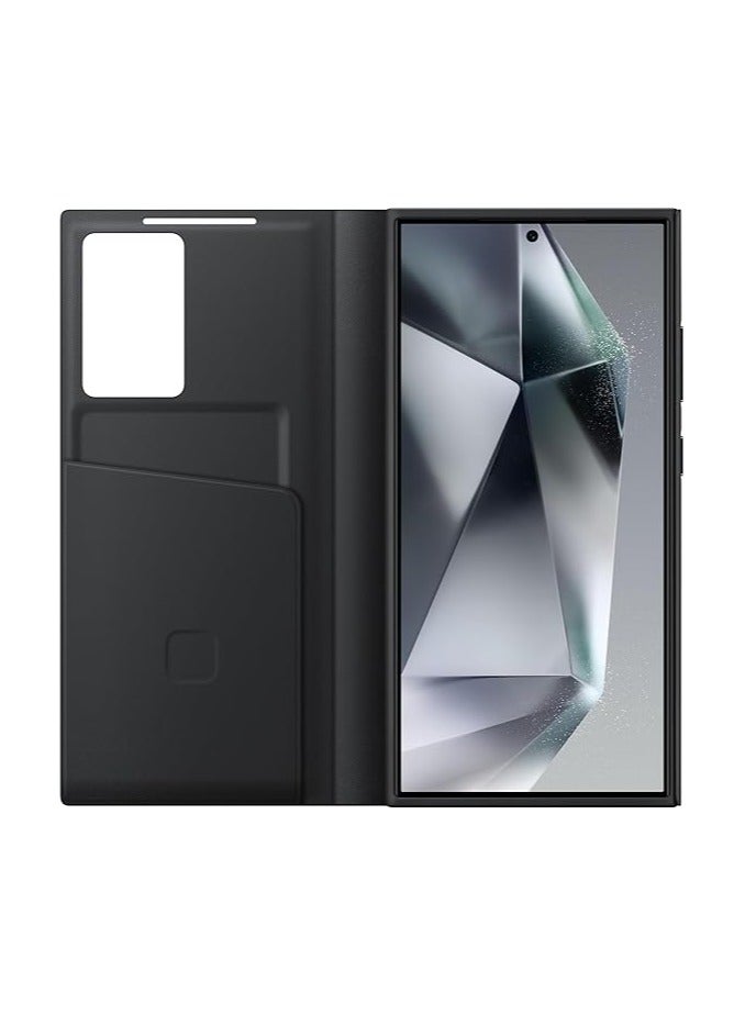 Galaxy S24 Ultra S-View Wallet Phone Case, Protective Cover with Smart Small Screen View, Finger Tap Control, Slim Design, Card Holder Pocket, US Version, EF-ZS928CBEGUS  - Image 2